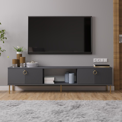 HANAH HOME TV polica Paye Anthracite