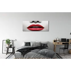 tulup.si Slika na platnu Rdeče ustnice nos ženska 140x70 cm