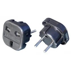 VTR ADAPTER IZ VB V POLJŠKO ZA POLJSKI VTIČ ANGLEŠKA VTIČNICA ČRNEGA POLJA