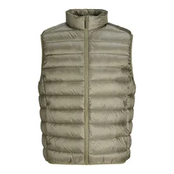 JACK & JONES Brezrokavnik EBERG oliva