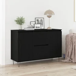 Kreveta Crni hrast 101,5 x 35 x 70 cm Konstruirano drvo