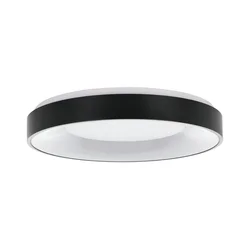 Eglo 55802 - LED prigušiva plafonska svetiljka 4xLED/8,1W/230V O 48 cm crna+daljinski upravljač