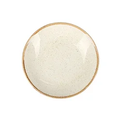 Deep plate, 21 cm, porcelain, Seasons, Beige - Porland