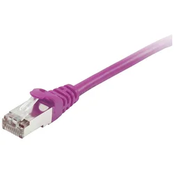 EQUIP S/FTP PATCH CORD C6/HF 0,5M PURPLE EQUIP