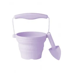 Scrunch set silikonsko vedro in lopatka, Light Purple