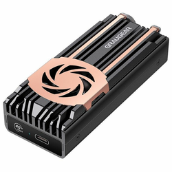 GRAUGEAR G-M2U4-40G-F Ohišje za SSD M.2, aluminij, črno