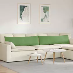 Jastučići za sofu 2 pcs Svijetlo zelena 145 x 40 cm