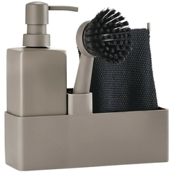 Set za pomivanje posode 4 kosi, taupe, Zone Denmark