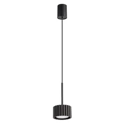 Sollux SL.2677 - Luster na sajli AURA 1xGX53/10W/230V crna