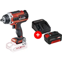 Einhell Akumulatorski udarni odvijač IMPAXXO 18/400 + Einhell Power-X-Change 18V 4.0 Ah Starter-Kit