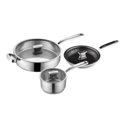 Zanussi ZCE01411AF Positano set posode iz nerjavečega jekla, 3pcs