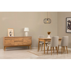 Hanah Home Trpezarijski set Vina 01 1053, Antracit