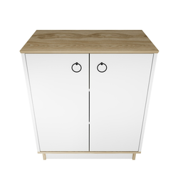 HANAH HOME Komoda Nuanse Oak White