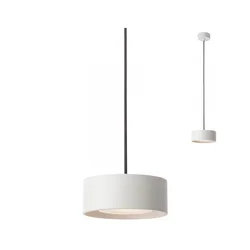 Redo 01-3099 - LED luster na sajli PUNKT LED/6W/230V prečnik 15 cm bela