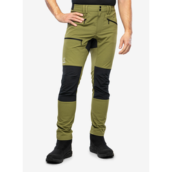 Pohodniške hlače Haglofs Mid Slim Pant - olive green/true black