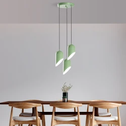 Opviq Luster Kesik-6176-3, 75-121cm, O40 cm, 3xE27, Zeleni