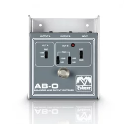 PALMER switch PEABO BALANCED LINE INPUT
