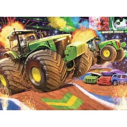 Ravensburger Puzzle John Deer: Velika kolesa XXL 100 kosov