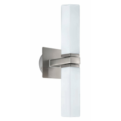 EGLO 88284 - Zidno kupatilsko svetlo PALERMO 2xG9/40W opalno staklo IP44