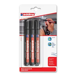 Marker permanentni 1.5-3mm 300/3 crni 3/1