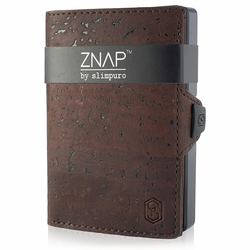 Slimpuro ZNAP, tanka denarnica, 12 kartic, predel za kovance, 8 × 1,8 × 6 cm (Š × V × D), RFID zaščita (SG-LP4B-4OA9)
