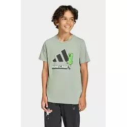 Adidas Majica za dečake J Mc Tr Tee KD6873, Kratki rukav, Svetlozelena