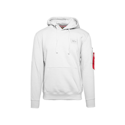 ALPHA INDUSTRIES Majica Backprint črna/bela