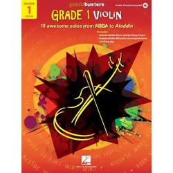 GRADEBUSTERS GRADE 1 VIOLIN +AUDIO ACCESS 15 SOLOS