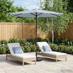 Vrtni Parasol s Podnožjem 270 x 270 cm Poliester Pravokutni