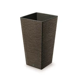 Prosperplast Saksija Furu square eco wood h350w,Kafa