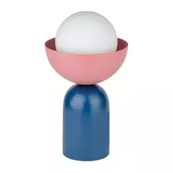 Osram - Stona lampa DECOR BOWL 1xE14/25W/230V plava/ružičasta