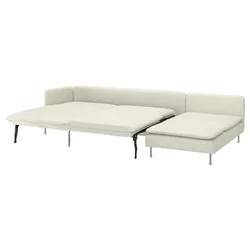 SÖDERHAMN Sofa ležaj 4-sed, s lenjivcem bez stranice/Gunnared bež
