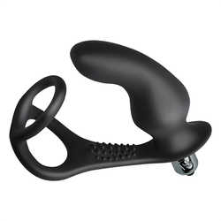 Black Velvet Rocks-Off Prsten za Penis sa anal plagom