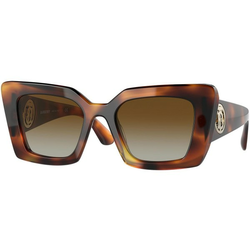 Burberry Daisy BE4344 3316T5 Polarized ONE SIZE (51) Havana/Rjava