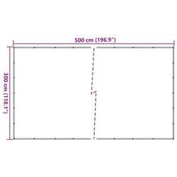 Mreža za prikolicu zelena 3x5 m HDPE