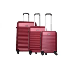 ENOVA Set kofera, ABS, 3 komada, Bordo