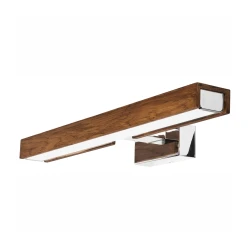 Brilagi-LED Kupatilsko osvetljenje za ogledalo WOODY MIRROR LED/8W/230V IP44 hrast/hrom