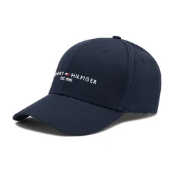 Tommy Hilfiger Kapa s šiltom Th Established Cap AM0AM07352 Mornarsko modra