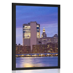 Plakat nočni Brooklyn - 40x60 silver