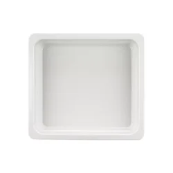 GN gastro posoda 2/3, 354 x 325 mm, v = 65 mm, bela, porcelan, SCHÖNWALD