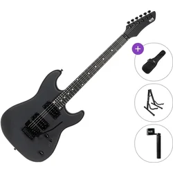 PSD Guitars SPS-100MFR Basic SET Matte Black Električna kitara