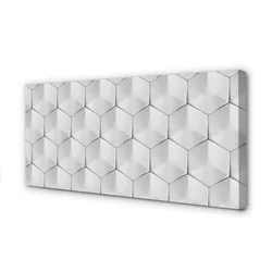 tulup.si Slika na platnu 3d šestkotnikov 125x50 cm