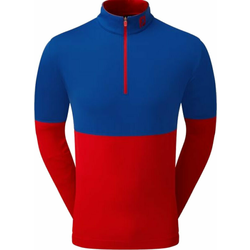 Footjoy Colour Block Midlayer Mens Twilight/Racing Red S