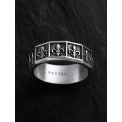 REYTEL Prstan FLEUR DE LIS srebrna