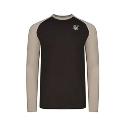 SikSilk Majica temno rjava/kamen