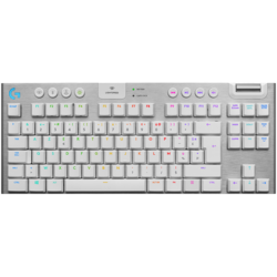 LOGITECH G915 TKL LIGHTSPEED Wireless Mechanical Gaming Keyboard - WHITE - US INTL - TACTILE