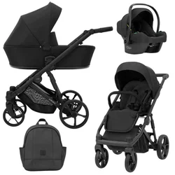 DECIJA KOLICA SET KUNERT 2U1 ARIZO 01 BLACK