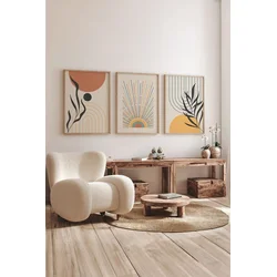 Wallity Slika 3Dartsoho24, 3 dela, 33 x 48 cm