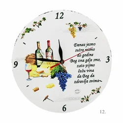 Personalizirani unikatni zidni satovi – poklon za rođendan, prijatelje i obitelj - 12. - 1714