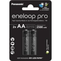Panasonic baterija Eneloop pro AA punjive (BK-3HCDE/2BE) 2 kom.
